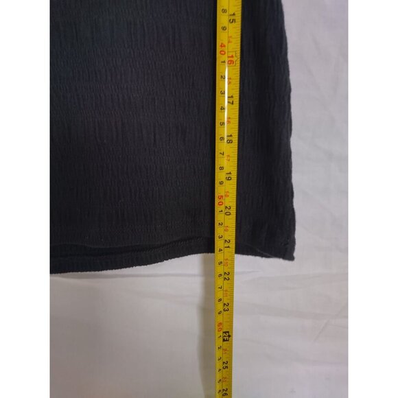 A New Day, Blouse with short sleeves, pullover style, for women size S, Black - Picture 6 of 6